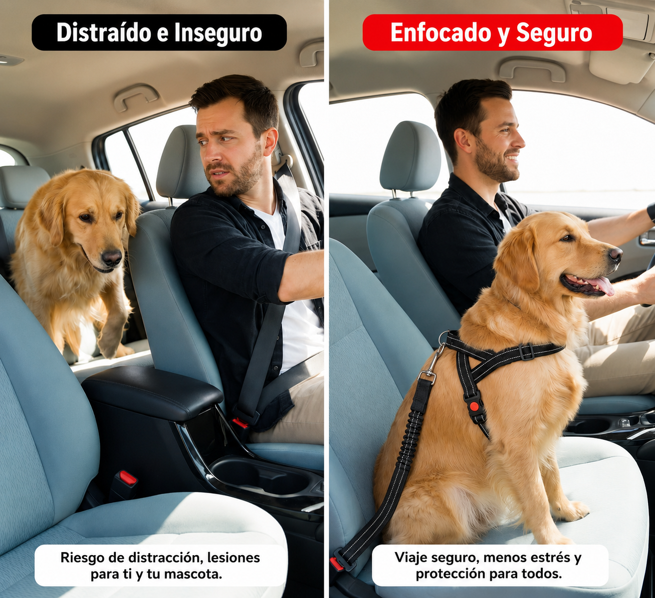 Cinturón de Seguridad para Perros