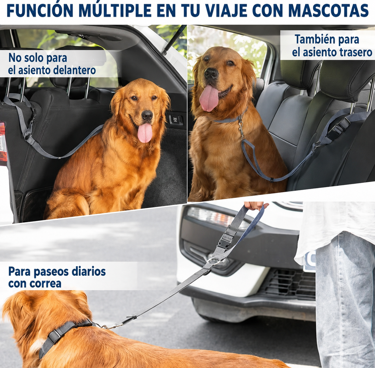 Cinturón de Seguridad para Perros